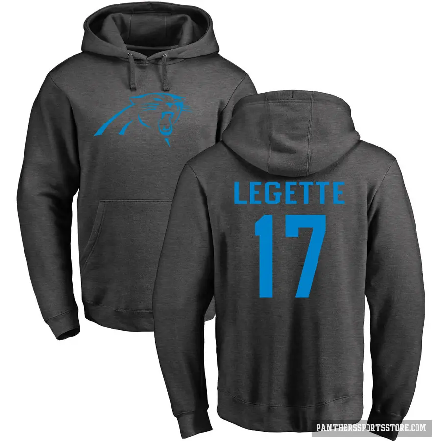 Youth ＃17 Xavier Legette Carolina Panthers Pro Line by Branded Ash One Color Pullover Hoodie